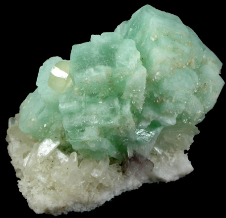 Apophyllite with Calcite and Stilbite-Ca from Sawda, Maharashtra, India