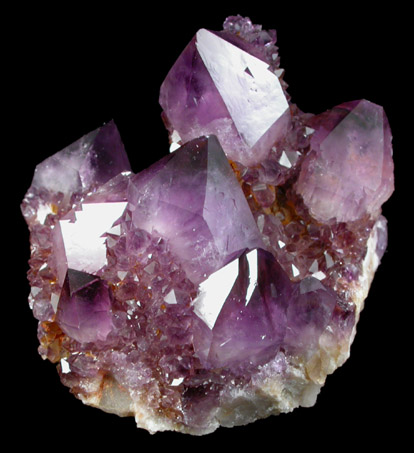 Quartz var. Amethyst (Cactus Quartz) from Boekenhouthoek area, Mpumalanga Province, South Africa