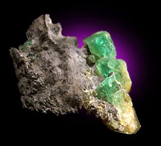 Beryl var. Emerald from Musink, Ural Mountains, Russia