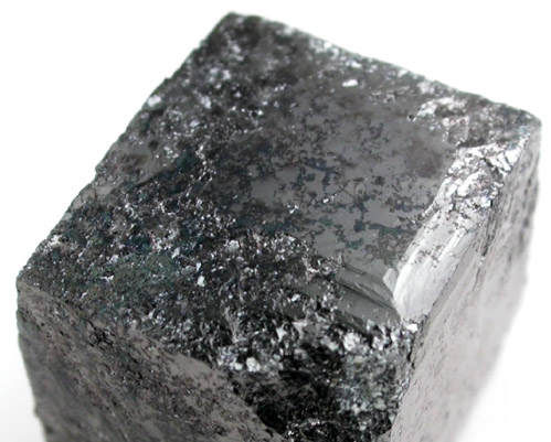 Magnetite (rare cubic and tetrahexahedral crystal form) from ZCA Mine No. 4, Fowler Ore Body, 2500' Level, Balmat, St. Lawrence County, New York