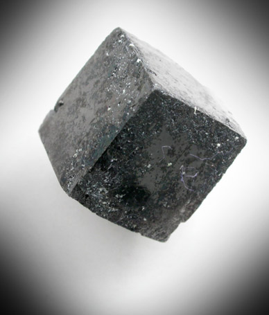 Magnetite (rare cubic and tetrahexahedral crystal form) from ZCA Mine No. 4, Fowler Ore Body, 2500' Level, Balmat, St. Lawrence County, New York