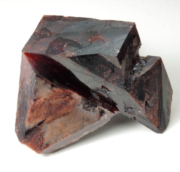 Rhodochrosite (twinned crystals) from Mont Saint-Hilaire, Québec, Canada