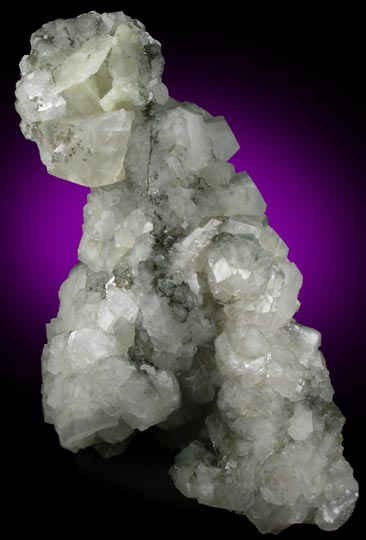 Apophyllite with Calcite from Millington Quarry, Bernards Township, Somerset County, New Jersey