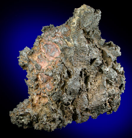 Silver with Erythrite from Kerr Lake, Cobalt District, Ontario, Canada