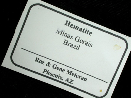 Hematite from Minas Gerais, Brazil