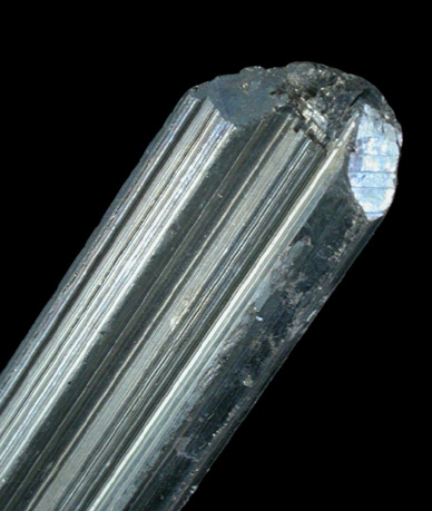 Stibnite from Xikuangshan, 12 km northeast of Lengshuijiang, Hunan Province, China