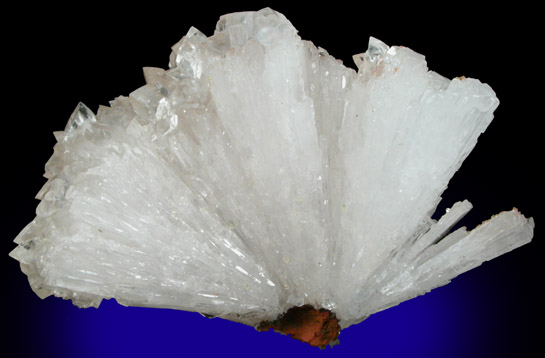 Hemimorphite with Calcite from Santa Eulalia District, Aquiles Serdn, Chihuahua, Mexico