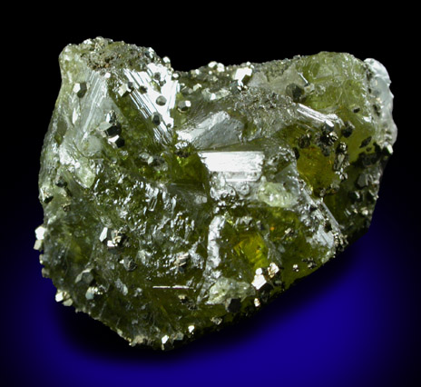 Pyrite on Sphalerite from Creede District, Mineral County, Colorado
