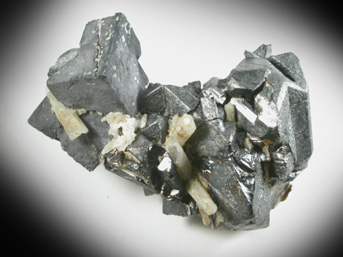 Sphalerite (Spinel-law twinned), Galena, Quartz from Sa Dena Hes Mine, 30 km north of Watson Lake, Mount Hundere, Yukon, Canada