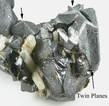 Sphalerite (Spinel-law twinned), Galena, Quartz from Sa Dena Hes Mine, 30 km north of Watson Lake, Mount Hundere, Yukon, Canada