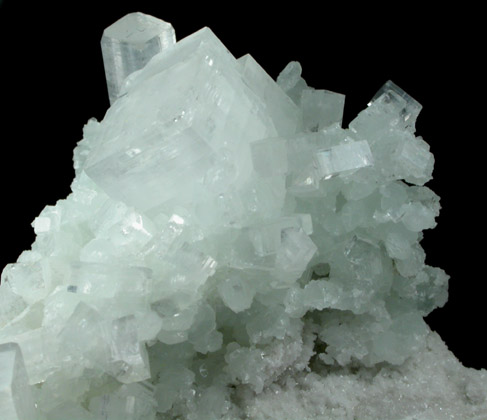 Apophyllite, Prehnite, Calcite from Pune District, Maharashtra, India