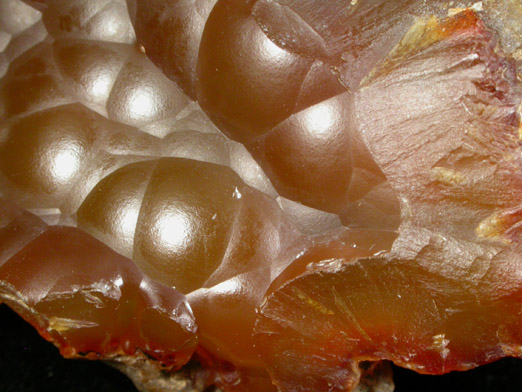 Quartz var. Carnelian from Stirling Brook, Warren Township, Somerset County, New Jersey