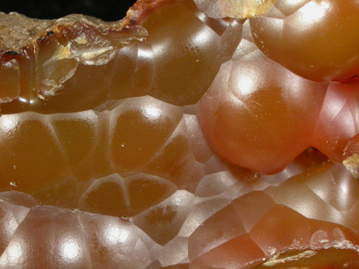 Quartz var. Carnelian from Stirling Brook, Warren Township, Somerset County, New Jersey