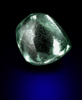 Diamond (1.32 carat fancy-intense green complex crystal) from Gran Sabana region, Bolivar Province, Venezuela