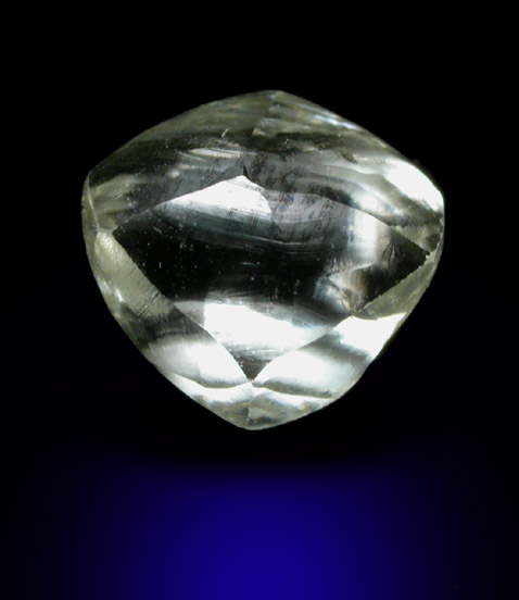 Diamond (1.72 carat colorless complex crystal) from Premier Mine, Gauteng Province, South Africa