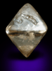 Diamond (8.56 carat brown octahedral crystal) from Argyle Mine, Kimberley, Western Australia, Australia
