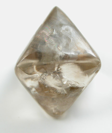 Diamond (8.56 carat brown octahedral crystal) from Argyle Mine, Kimberley, Western Australia, Australia