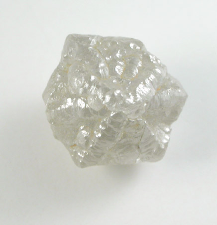 Diamond (1.83 carat gray interpenetrant twinned crystals) from Bakwanga Mine, Mbuji-Mayi (Miba), Democratic Republic of the Congo