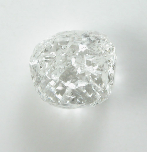 Diamond (0.59 carat colorless complex crystal) from Premier Mine, Gauteng Province, South Africa