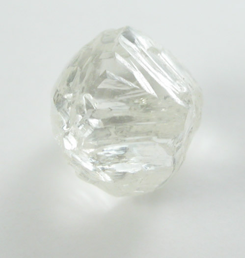 Diamond (0.86 carat colorless complex crystal) from Premier Mine, Gauteng Province, South Africa