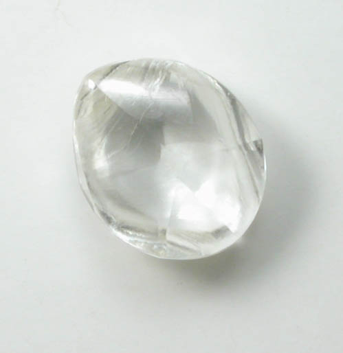 Diamond (0.59 carat colorless flattened crystal) from Premier Mine, Gauteng Province, South Africa