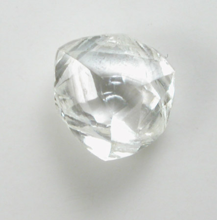 Diamond (0.29 carat colorless flattened crystal) from Premier Mine, Gauteng Province, South Africa