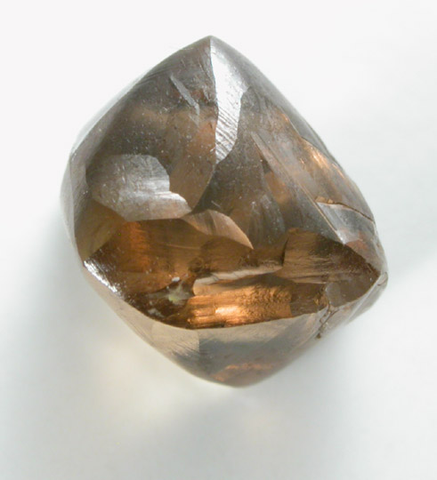 Diamond (3.04 carat brown octahedral crystal) from Argyle Mine, Kimberley, Western Australia, Australia