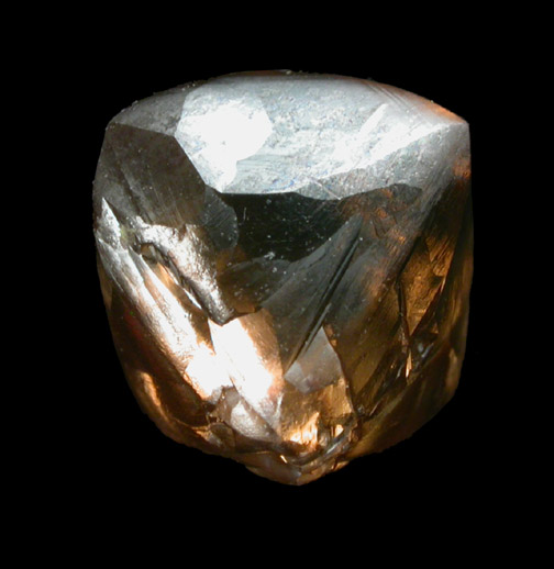Diamond (3.04 carat brown octahedral crystal) from Argyle Mine, Kimberley, Western Australia, Australia