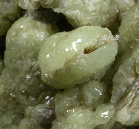 Prehnite and Calcite from Millington Quarry, Bernards Township, Somerset County, New Jersey