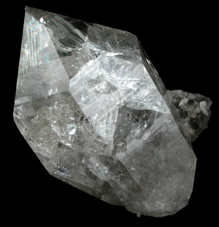 Quartz var. Herkimer Diamond with Dolomite from Eastern Rock Products Quarry (Benchmark Quarry), St. Johnsville, Montgomery County, New York