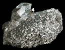 Quartz var. Herkimer Diamond with Dolomite from Eastern Rock Products Quarry (Benchmark Quarry), St. Johnsville, Montgomery County, New York