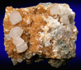 Stilbite-Ca with Calcite from Moore's Station Quarry, 44 km northeast of Philadelphia, Mercer County, New Jersey