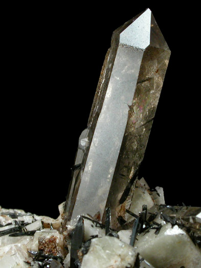 Aegirine, Microcline, Smoky Quartz from 5 km NE of Malosa Mountain, Zomba District, Malawi