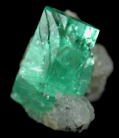 Beryl var. Emerald from Polveros Mine, Vasquez-Yacop District, Boyac Department, Colombia