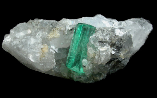 Beryl var. Emerald from Muzo Mine, Vasquez-Yacop District, Boyac Department, Colombia