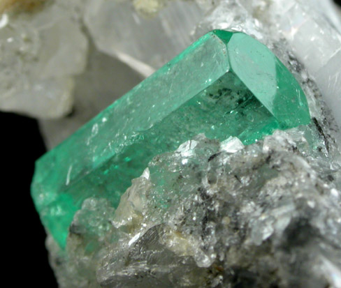 Beryl var. Emerald from Muzo Mine, Vasquez-Yacop District, Boyac Department, Colombia