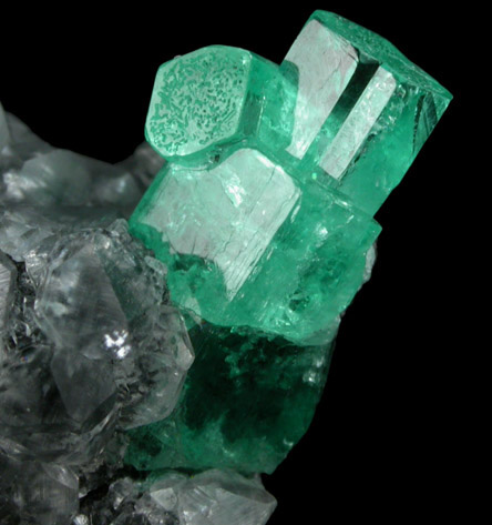 Beryl var. Emerald from Polveros Mine, Vasquez-Yacop District, Boyac Department, Colombia