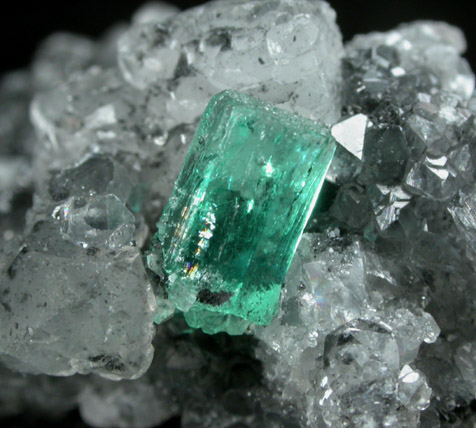 Beryl var. Emerald from Polveros Mine, Vasquez-Yacop District, Boyac Department, Colombia