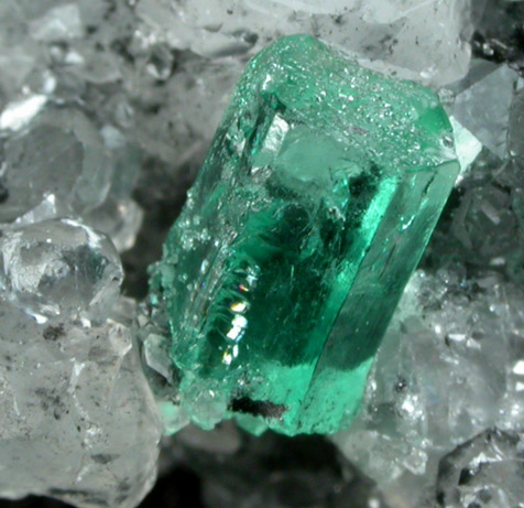 Beryl var. Emerald from Polveros Mine, Vasquez-Yacop District, Boyac Department, Colombia