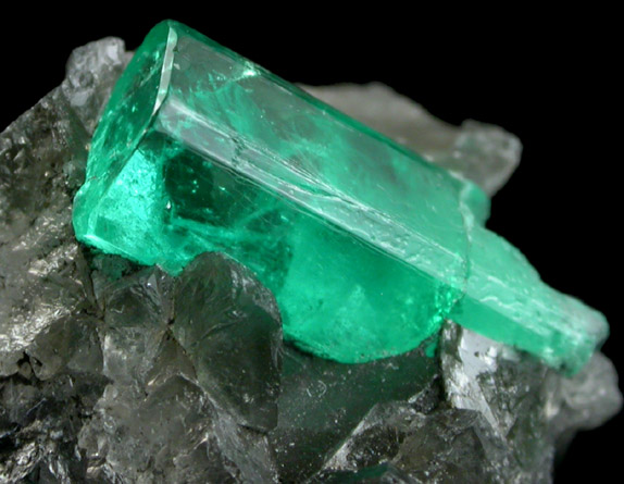 Beryl var. Emerald from Muzo Mine, Vasquez-Yacop District, Boyac Department, Colombia