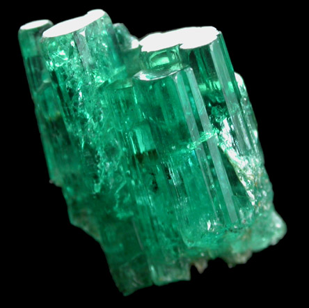 Beryl var. Emerald with Pyrite from Chivor Mine, Guavi-Guateque District, Boyac Department, Colombia