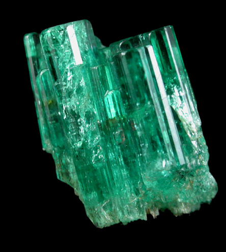 Beryl var. Emerald with Pyrite from Chivor Mine, Guavi-Guateque District, Boyac Department, Colombia