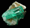 Beryl var. Emerald with Pyrite from Chivor Mine, Guavi-Guateque District, Boyac Department, Colombia