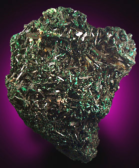 Brochantite and Malachite from Shattuck Mine, Bisbee, Cochise County, Arizona