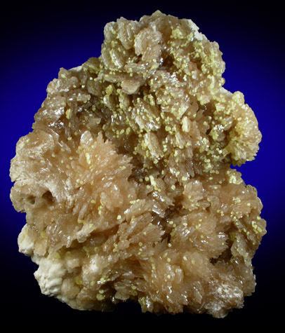 Barite with Sulfur from Machów mine, Tarnobrzeg, Poland