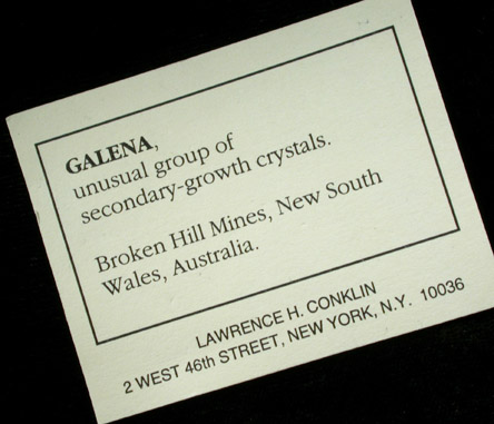 Galena from Broken Hill, New South Wales, Australia
