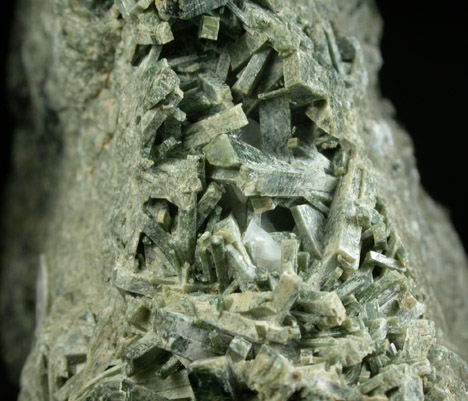 Diopside with Sphalerite from Goodall Farm Quarry, 600 meter Prospect, Sanford, York County, Maine