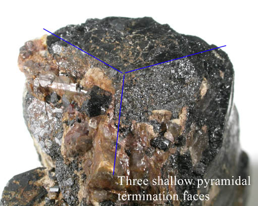 Schorl Tourmaline from Harvard Quarry, Noyes Mountain, Greenwood, Oxford County, Maine