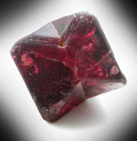 Spinel (twinned crystals) from Mogok District, 115 km NNE of Mandalay, Mandalay Division, Myanmar (Burma)