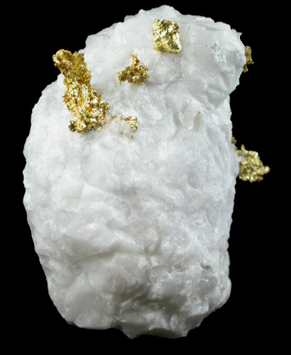 Gold in Quartz from Jamestown Mining District, Tuolumne County, California